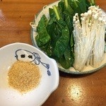 味良 - 野菜類と摺り白胡麻