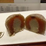 松月堂 - 久里柿(370円)干し柿の中に栗きんとん
