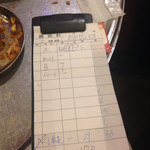 赤いとんがらし - 男4人で飲んで食べてこの値段