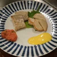 てっぱん料理味味亭 - ホタテと太刀魚