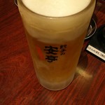 餃子の安亭 - 20151122 生ビール