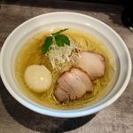 麺処 風人 - 風人（淡麗味玉塩そば 800円）