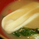 熊本城本丸御殿 - 「御汁」の「そそろ麩」 だご汁の原型との説あり