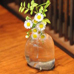 茅乃舎 - テーブルの花