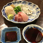 食堂 おがわ - お造り盛り合わせ。