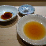 鮨 とかみ - 醤油、ポン酢、竹炭塩