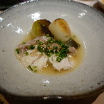 鮨 とかみ - クエ酒蒸し