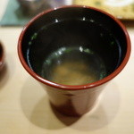鮨 とかみ - まぐろ筋のコラーゲン汁