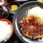 Kenchanshokudou - ロースカツ定食890円