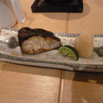 一游 - メインの勘八塩焼き。かなり脂の乗った勘八でした