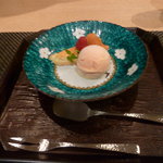 一游 - チーズケーキ。アイスもついています