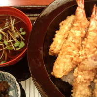 日本橋　本陣房 - ランチ（天丼とおそばのセット）