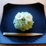 遊季の里 - 2015.11 チェックイン前のおもてなしの和菓子