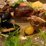 キャトルラパン - ■今宵の前菜盛りもこの通りの充実ぶり～