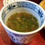タグル - つゆの蕎麦湯割り。