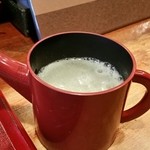 タグル - ややトロミのある蕎麦湯。