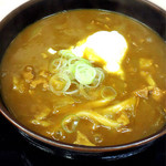 完熟うどん処 獅子家 - カレーうどんランチ 800円 (サラダ・ライス付き)