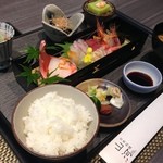 日本料理 山河 - H.27.6.23.昼 お造り御膳 2,000円税別