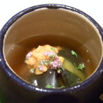 くろぎ - 加茂茄子と雲丹（'10/7）