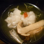 くろぎ - 鱧松茸（鱧出汁ﾍﾞｰｽ）（'10/7）