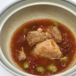 雨情の宿　新つた - 鶏肉のトマト煮