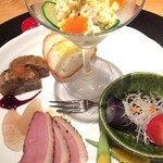 食事処みしま - 前菜の盛り合わせ