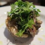 オステリア・オリエーラ - 27年11月　牡蠣、蓮根、パクチー