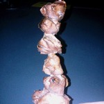 やきとり 一龍 - 砂肝　切れ込みが特徴