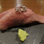 鉄板焼きgrow - トモサンカクの炙り寿司