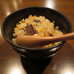 鉄板焼きgrow - 牛タンスモーク入りチャーハン