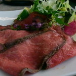 絶景レストラン うずの丘 - 淡路牛のローストビーフは￥1,200