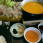 絶景レストラン うずの丘 - これがここでしか食べることができない「うにしゃぶ」だ。。。