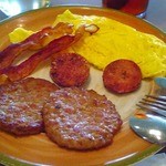 King's Restaurant - スクランブルエッグとソーセージ