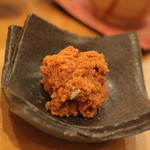 ２０１５年１１月　カニの玉子を三杯酢で