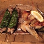 備前 - しそ巻、手羽先