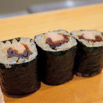 鮨竹 - 干瓢巻き（オボロ入り）/2015年11月