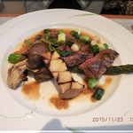 ビストロプライム - メイン　肉料理　牛ハラミのグリエ　九条葱の和風ソース