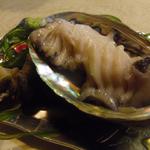 真魚 - ミニアワビ造り