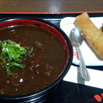 黒カレーうどん