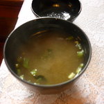 Shirubia - モーニングサービス味噌汁アップ
