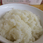 中華そば スエヒロ - ライス(中)のアップ〜(*^◯^*)  おそらく新米…❤️