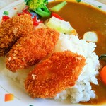 レストランたかつ - カキフライカレー（アップ）