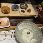 京松蘭はなれ - お連れさんの出汁茶漬け