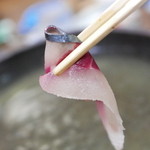 吾妻 - 関サバしゃぶしゃぶ、レアに仕上げます