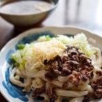 ひがしうら - 手打ちうどん　ひがしうら　肉つけうどん