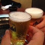 紅梅園 - H.27.6.24.昼 瓶ビールde乾杯♪