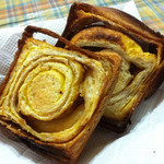 ベーカリー燈 - カボチャとメープルの食パン 1/2斤 ３枚切