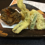 生坂村営やまなみ荘 - 川魚のから揚げと天ぷら