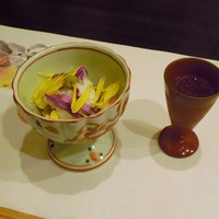 利光 - 食前酒と先付け