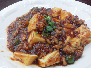 竹園 百年橋店 - Aセットの麻婆豆腐